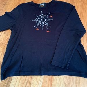 Vintage Halloween Top size women’s Petite Large